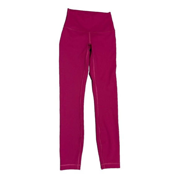 Lululemon Pants - Lululemon Wunder Train High-Rise Tight 25" Size 2 Pomegranate